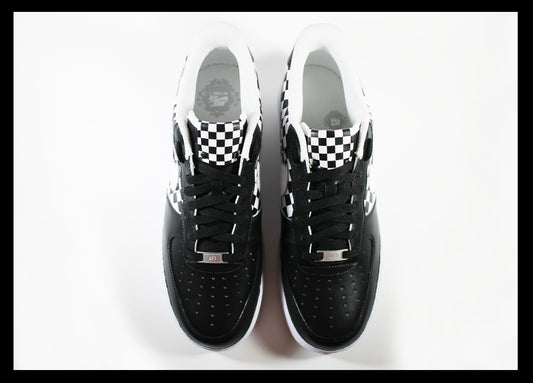 Custom Nike Air Force 1 Low Checkered Edition