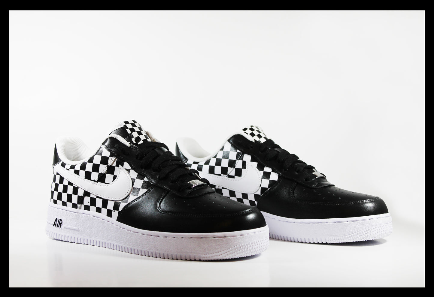 Custom Nike Air Force 1 Low Checkered Edition