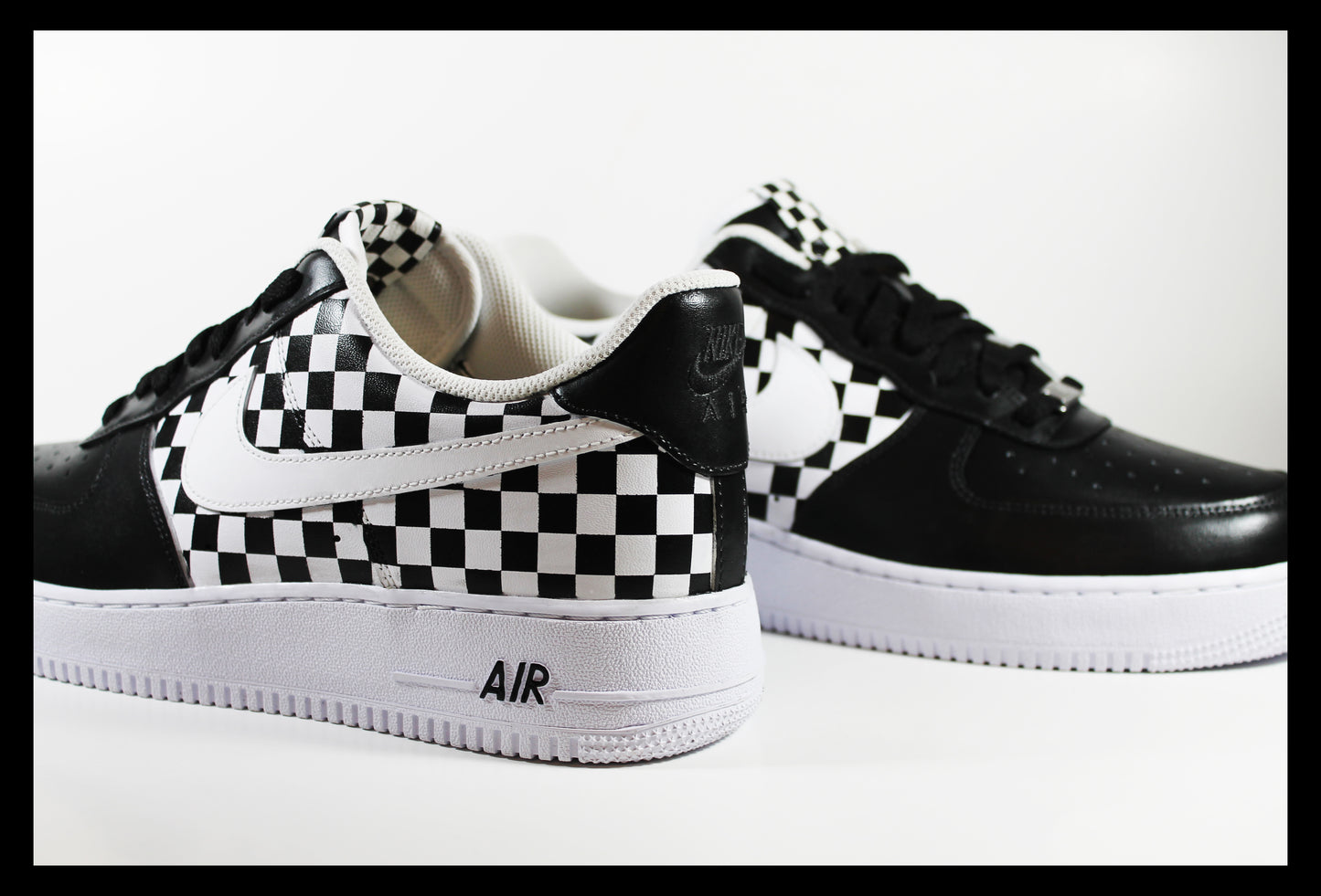 Custom Nike Air Force 1 Low Checkered Edition