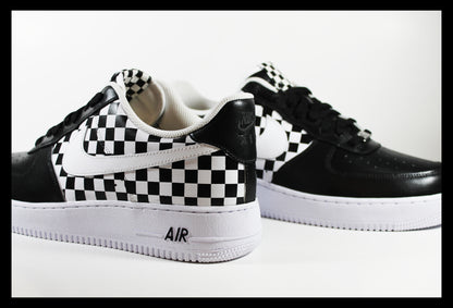 Custom Nike Air Force 1 Low Checkered Edition