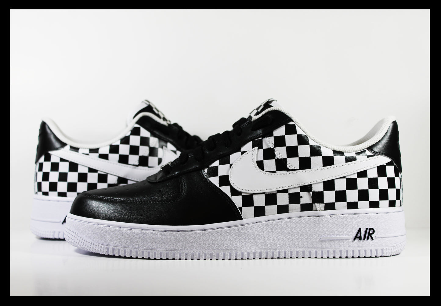 Custom Nike Air Force 1 Low Checkered Edition