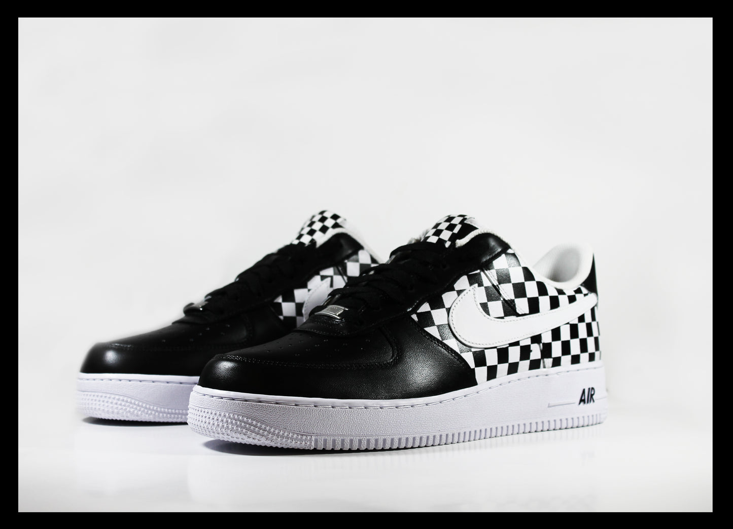 Custom Nike Air Force 1 Low Checkered Edition