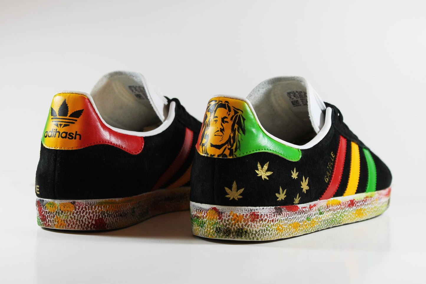 Custom Adidas Gazelle “Bob Marley Edition”