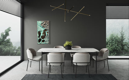 Alien Moon Surface Wall Art – Textured 3D Abstract Art