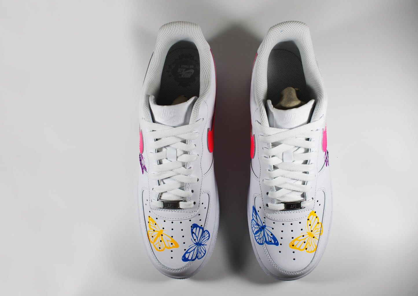 Custom Nike Air Force 1 Low “Neon Butterfly UV Edition”