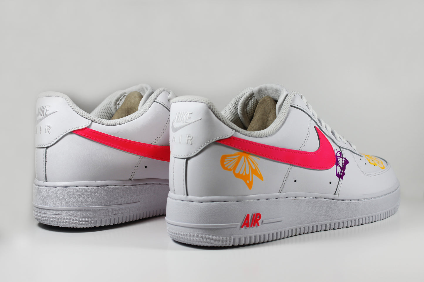 Custom Nike Air Force 1 Low “Neon Butterfly UV Edition”