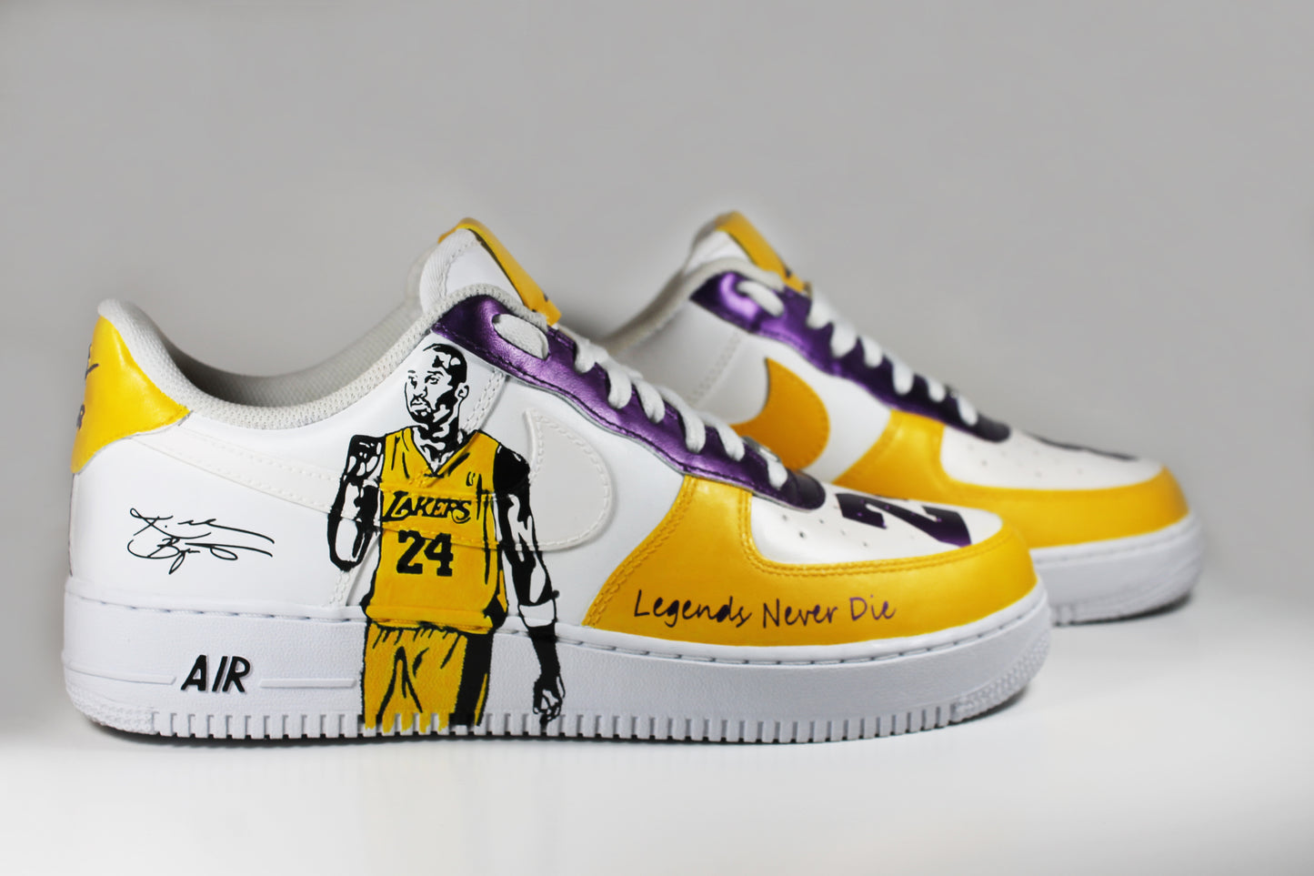 Nike Air Force 1 “Mamba Edition” Lakers | Kobe Bryant AF1 Custom