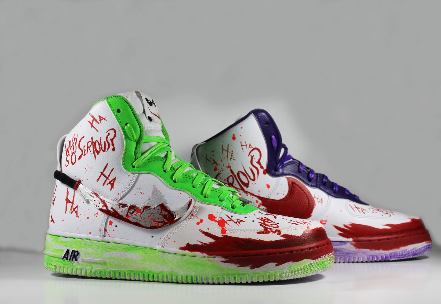 Custom Nike Air Force 1 High “Joker Edition” – Hand-Painted Limited Sneaker