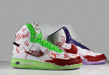 Custom Nike Air Force 1 High “Joker Edition” – Hand-Painted Limited Sneaker