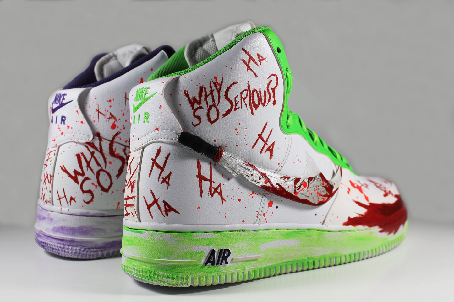 Custom Nike Air Force 1 High “Joker Edition” – Hand-Painted Limited Sneaker