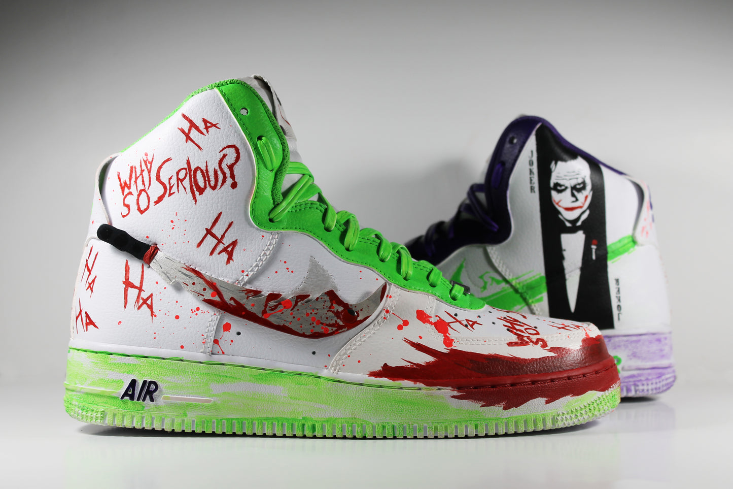 Custom Nike Air Force 1 High “Joker Edition” – Hand-Painted Limited Sneaker