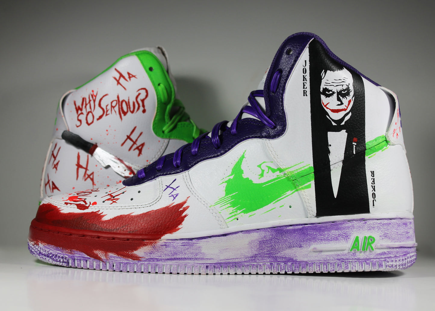 Custom Nike Air Force 1 High “Joker Edition” – Hand-Painted Limited Sneaker