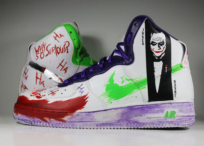 Custom Nike Air Force 1 High “Joker Edition” – Hand-Painted Limited Sneaker