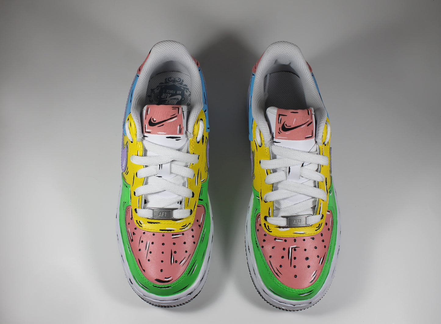 Custom Nike Air Force 1 Low Cartoon Edition