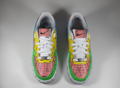 Custom Nike Air Force 1 Low Cartoon Edition