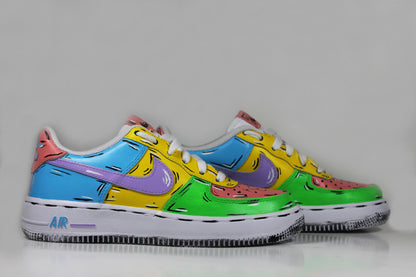 Custom Nike Air Force 1 Low Cartoon Edition