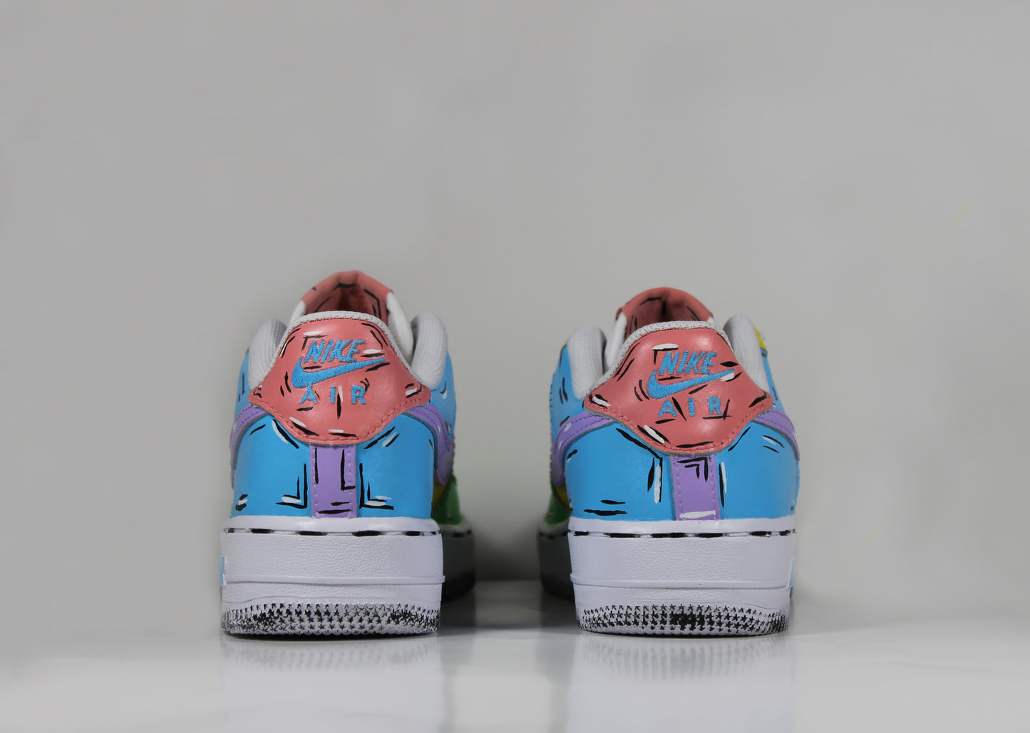 Custom Nike Air Force 1 Low Cartoon Edition