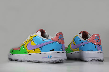 Custom Nike Air Force 1 Low Cartoon Edition