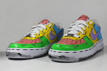 Custom Nike Air Force 1 Low Cartoon Edition