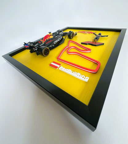 Max Verstappen Red Bull F1 Car Model Wall Art: Racing Artwork
