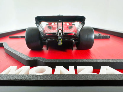 Charles Leclerc Ferrari F1 Car Model: Monza Racing Artwork