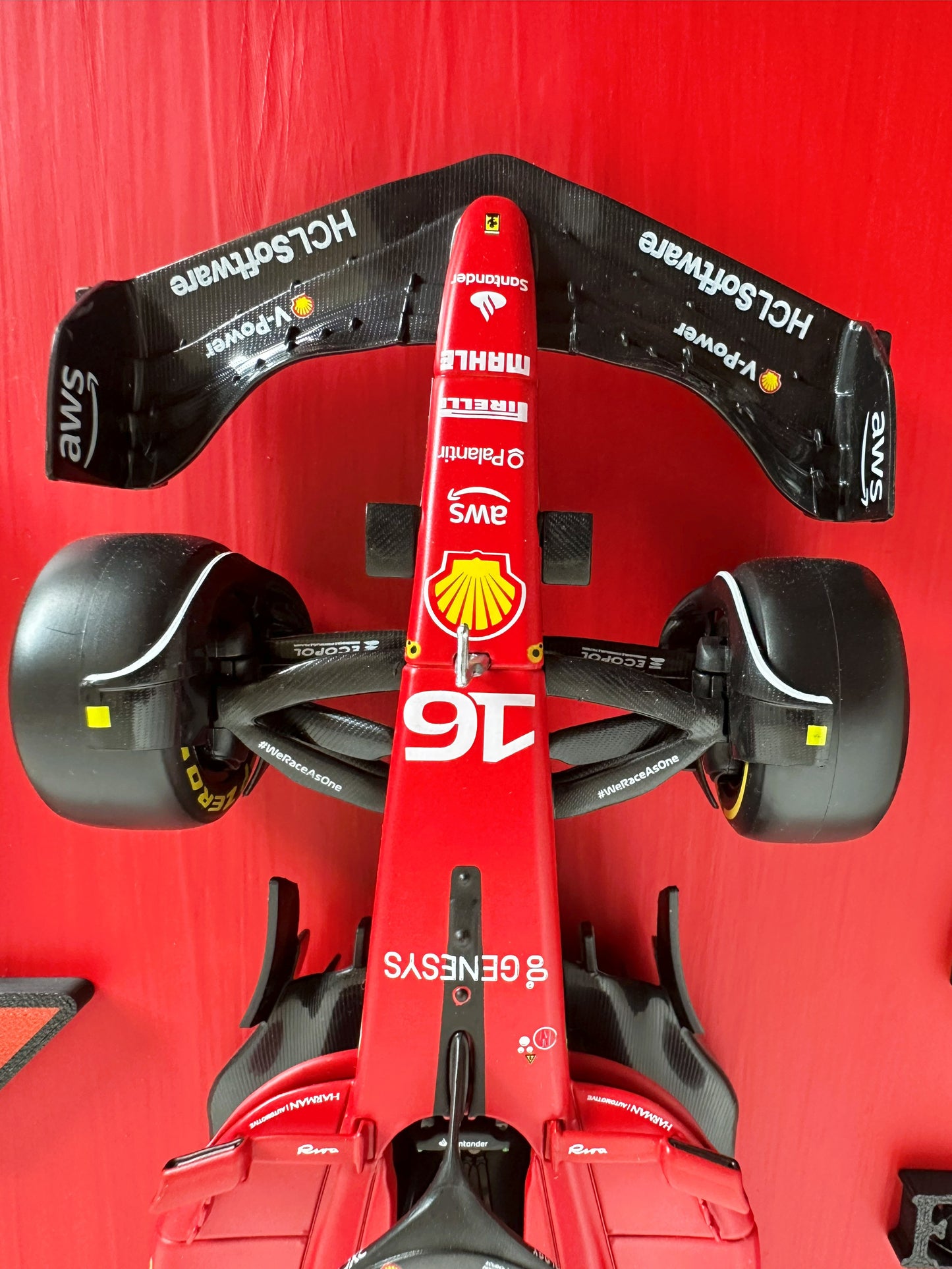 Charles Leclerc Ferrari F1 Car Model: Monza Racing Artwork