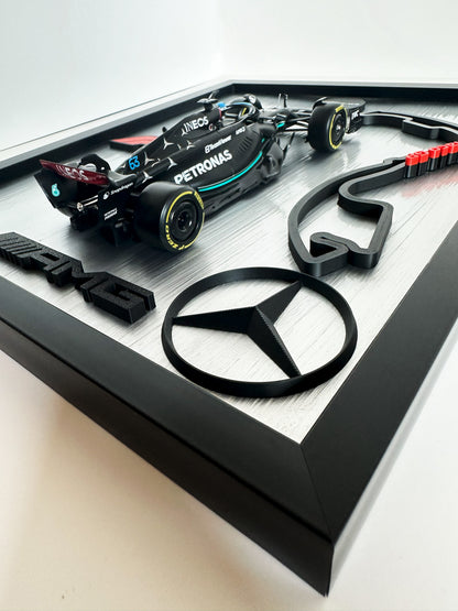 Mercedes Formula 1 Car Artwork - AMG Petronas & George Russell Wall Decor