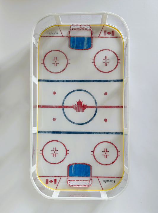Hockey Rink Wall Art – Ice Hockey Decor for Fans, Game Rooms & Sports Lovers