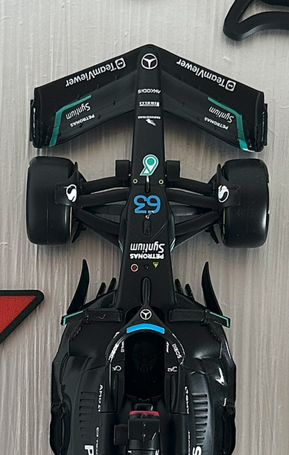 Mercedes Formula 1 Car Artwork - AMG Petronas & George Russell Wall Decor