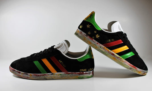 Custom Adidas Gazelle “Bob Marley Edition”