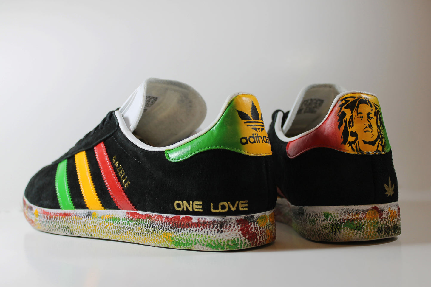 Custom Adidas Gazelle “Bob Marley Edition”